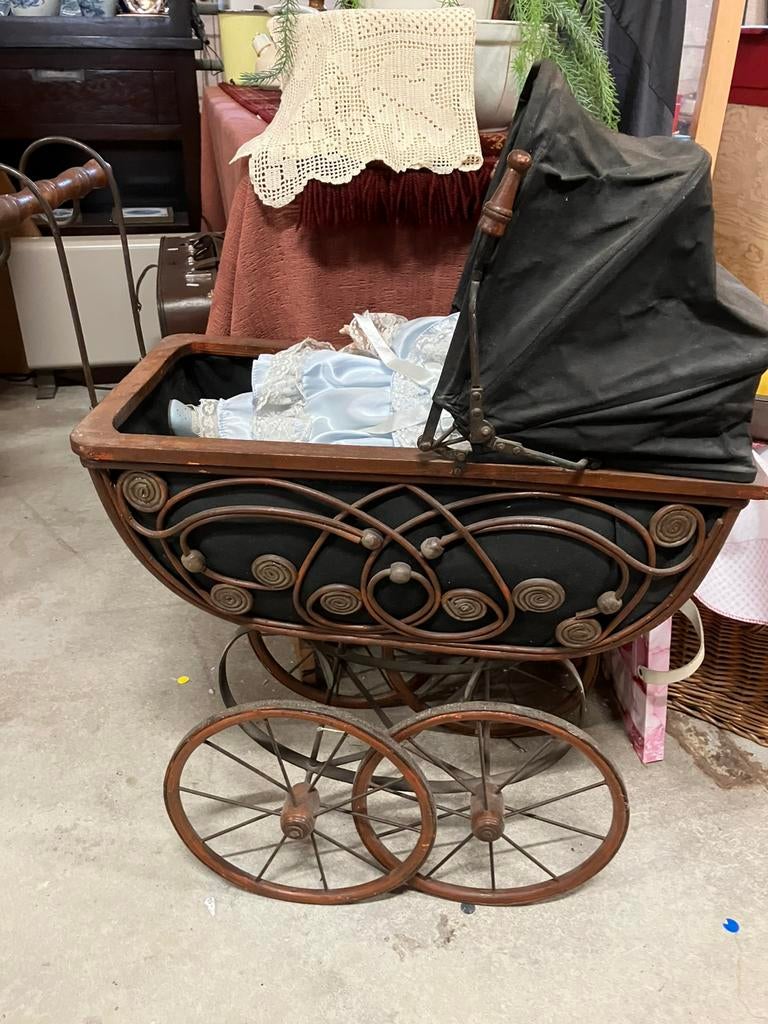 Poppenwagen, Antiek en Kunst, Antiek | Speelgoed, Ophalen