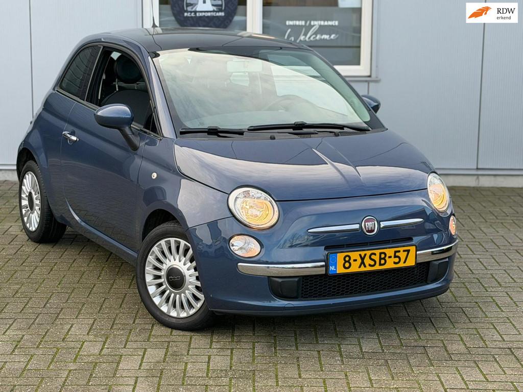 Fiat 500 1.0 TwinAir Lounge PANO AIRCO, Euro 5, Gebruikt, 840 kg, Handgeschakeld