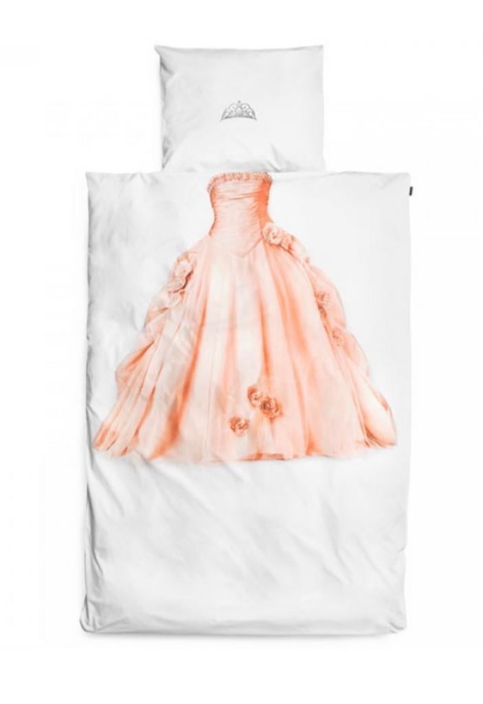 SNURK Princess Roze Dekbedovertrek Eenpersoons, Eenpersoons, Dekbedovertrek, Ophalen of Verzenden, Zo goed als nieuw