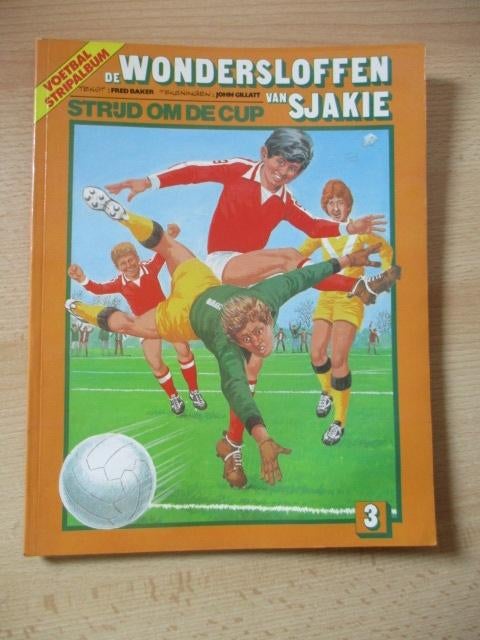 De wondersloffen van Sjakie strip  deel 3  Strijd om de cup, Meerdere comics, Ophalen of Verzenden, Gelezen, Europa