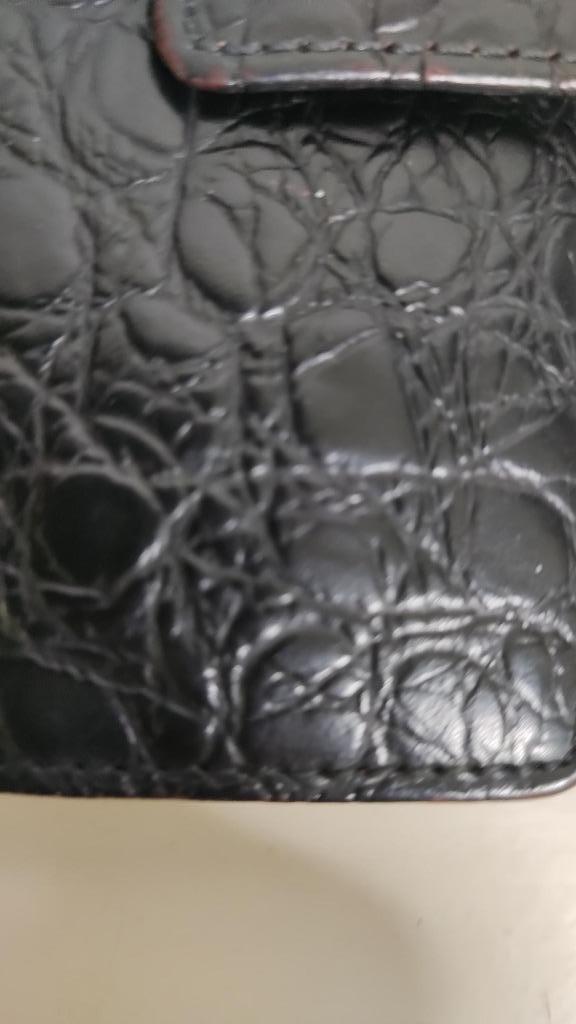 K542 agendaorganizer HENZO zwart croco model junior, -, -, Ophalen of Verzenden, Zo goed als nieuw