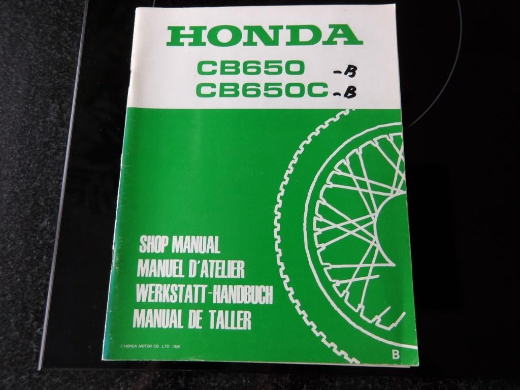 Honda werkplaatshandboek CB650 CB650C 1981, Verzenden, Honda