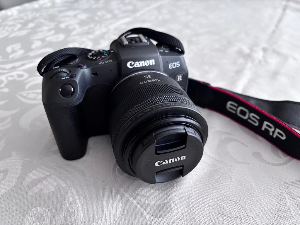 Canon EOS RP + RF 35mm F1.8 Macro lens (Z.G.A.N.), Audio, Tv en Foto, Fotocamera's Digitaal, Spiegelreflex, Canon, Ophalen of Verzenden