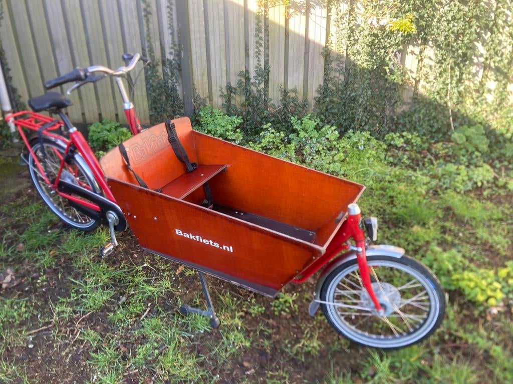 Bakfiets nl Cargo long., Fietsen en Brommers, Fietsen | Bakfietsen, Ophalen of Verzenden, Zo goed als nieuw, 4 kinderen of meer