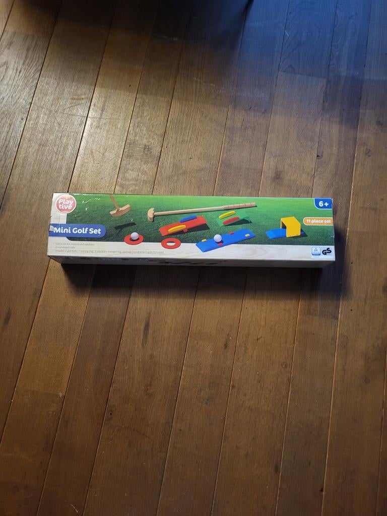 Houten minigolf set. 6+, Ophalen, Nieuw