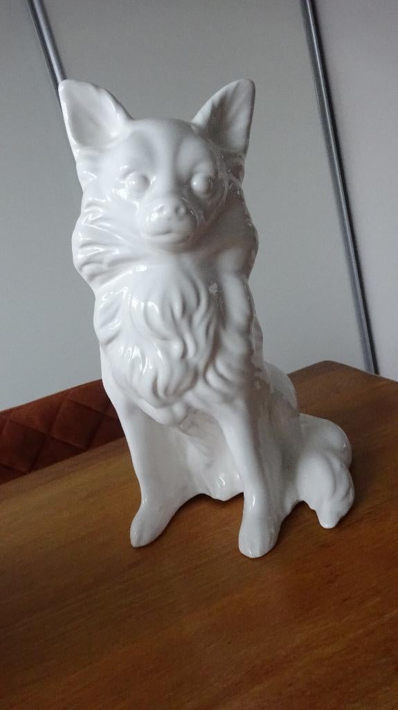 Honden Beeld Van Aardewerk., Verzamelen, Beelden en Beeldjes, Ophalen of Verzenden, Zo goed als nieuw, Dier