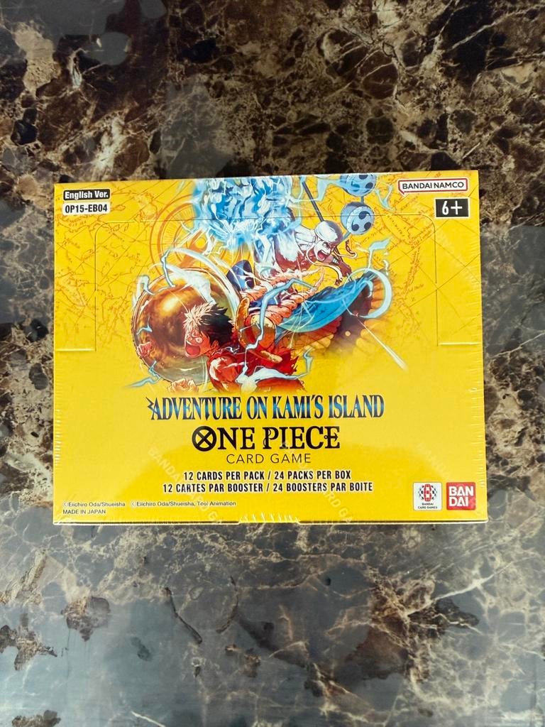 One Piece OP-15 Adventure on Kami’s Island booster box, Ophalen of Verzenden, Nieuw, Boosterbox