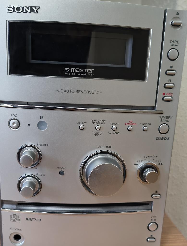 Sony micro-hifi systeem, Ophalen, Tuner of Radio, Microset, Sony