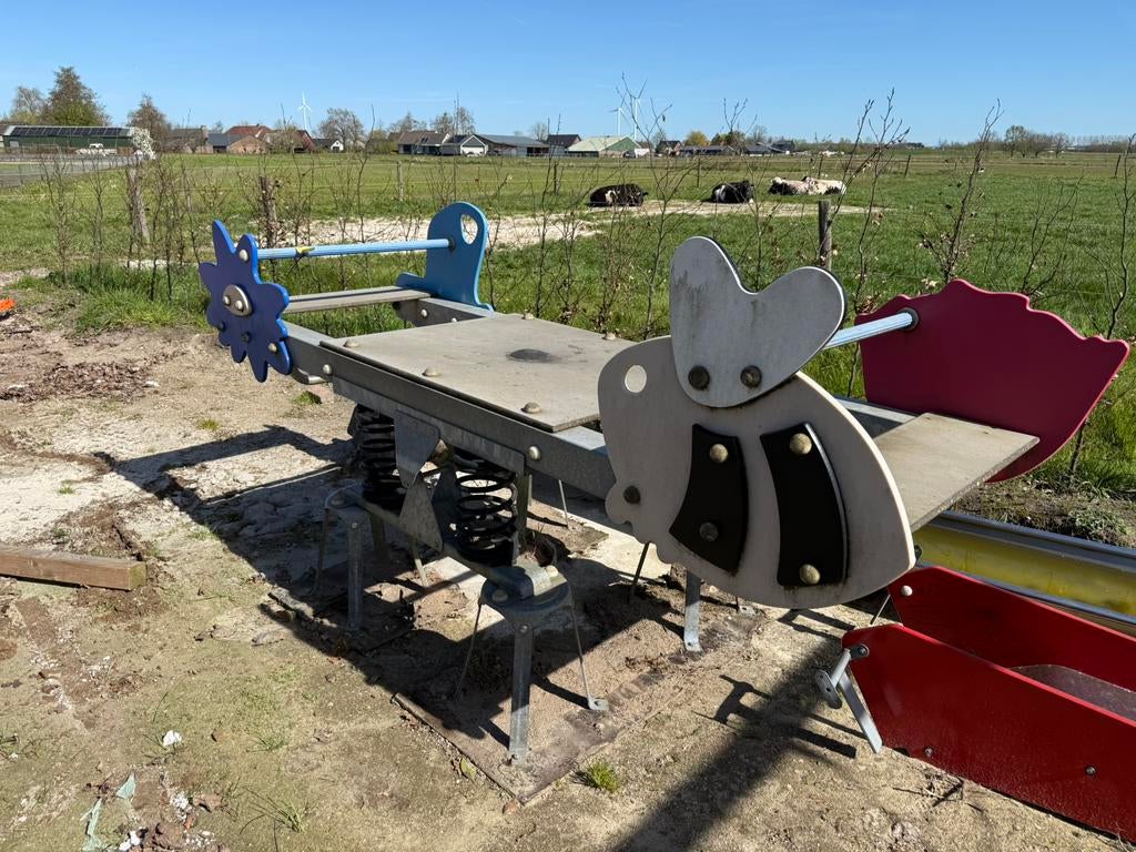 Grote 4 persoons veerwip wipkip, Kinderen en Baby's, Speelgoed | Buiten | Speeltoestellen, Ophalen of Verzenden, Zo goed als nieuw