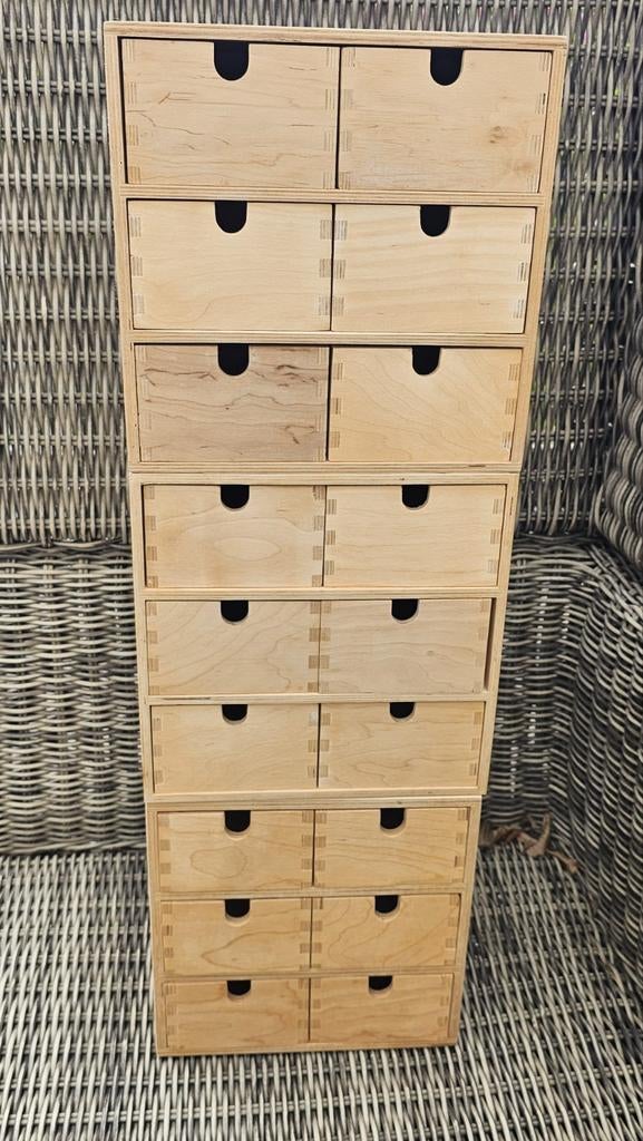 Ikea Moppe 6 ladenkast oud model 28,5x28,5x20,5, Minder dan 50 cm, 5 laden of meer, Verzenden, Zo goed als nieuw