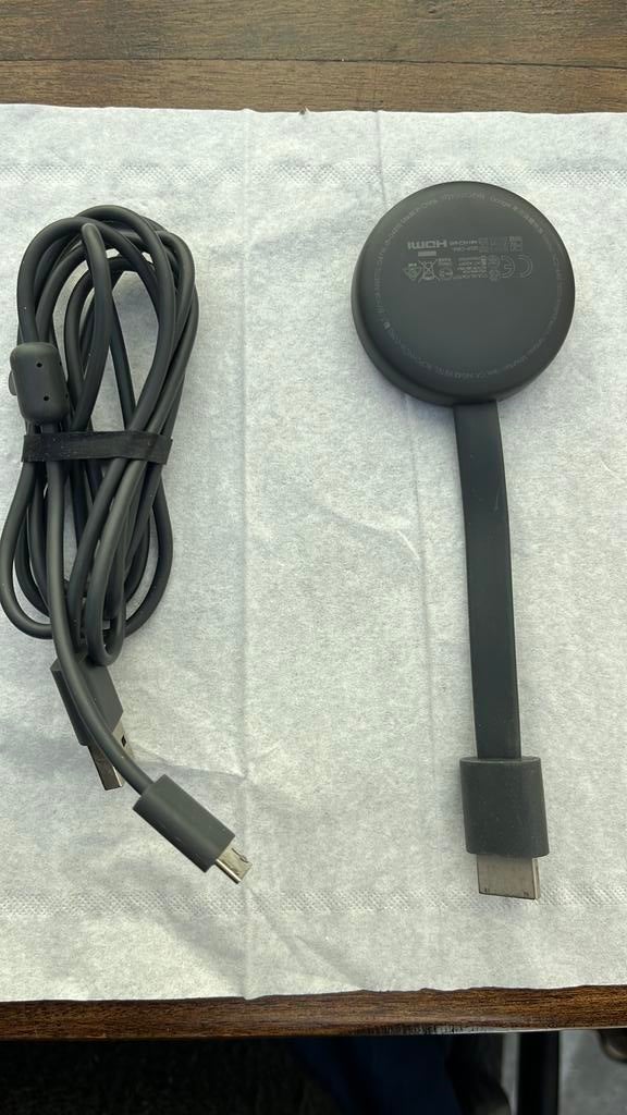 2x Chromecast Google met laadkabel, Ophalen of Verzenden, Gebruikt