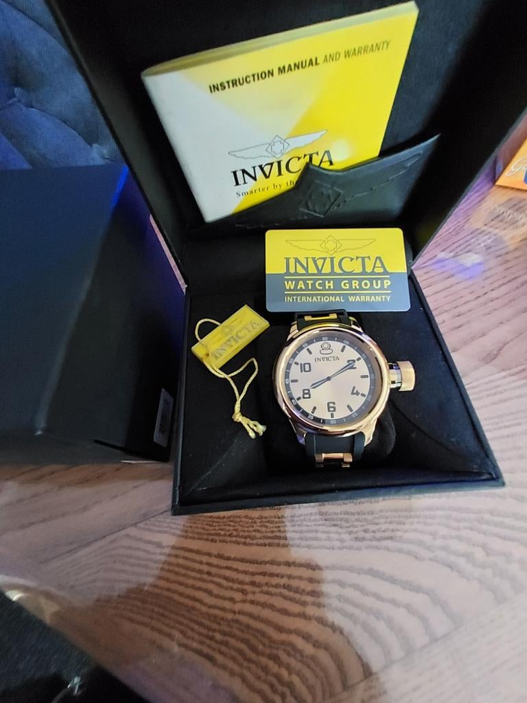 Invicta Polshorloge  kyboe polshorloge, Sieraden, Tassen en Uiterlijk, Horloges | Heren, Overige merken, Overige materialen, Polshorloge