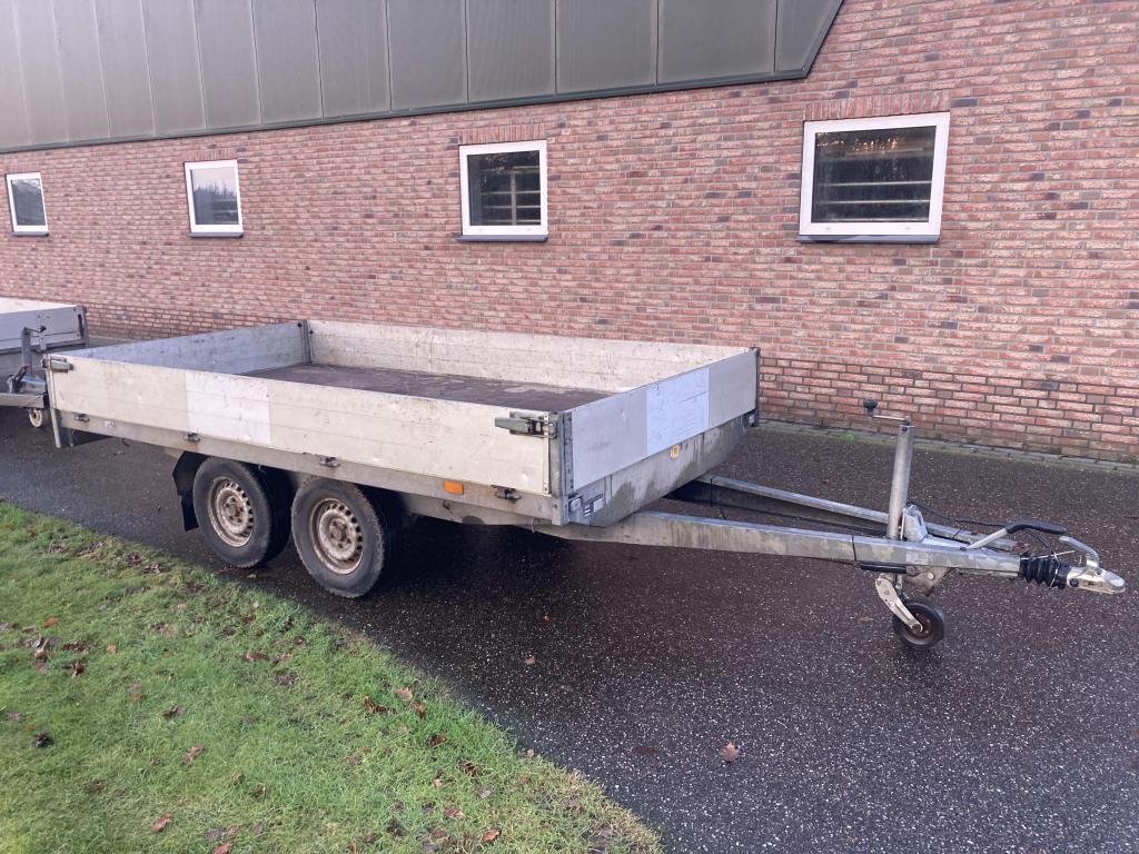 Plateauwagen aanhanger aanhangwagen tandemasser, Gebruikt