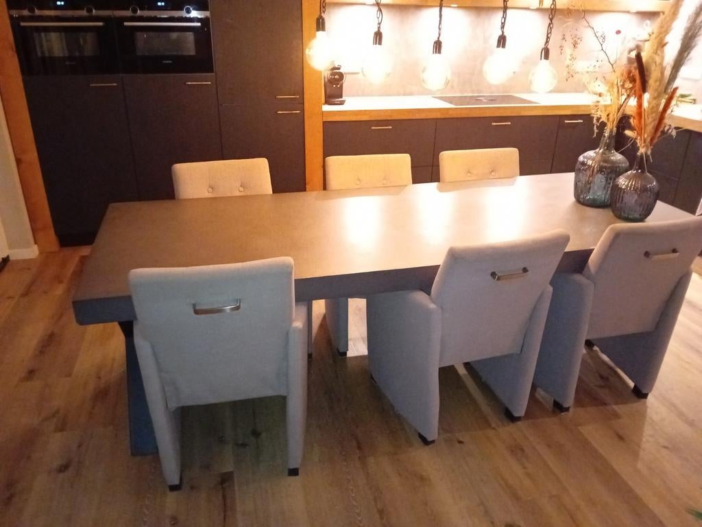 Beton cire tafel, Ophalen, Gebruikt