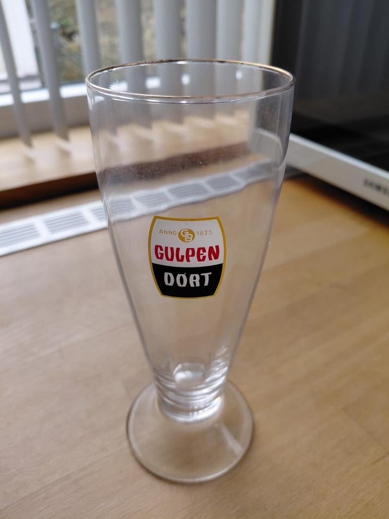 Vintage Gulpener Dort bierglas - Jaren '50/'60, Ophalen of Verzenden, Gebruikt, Glas of Glazen, Gulpener