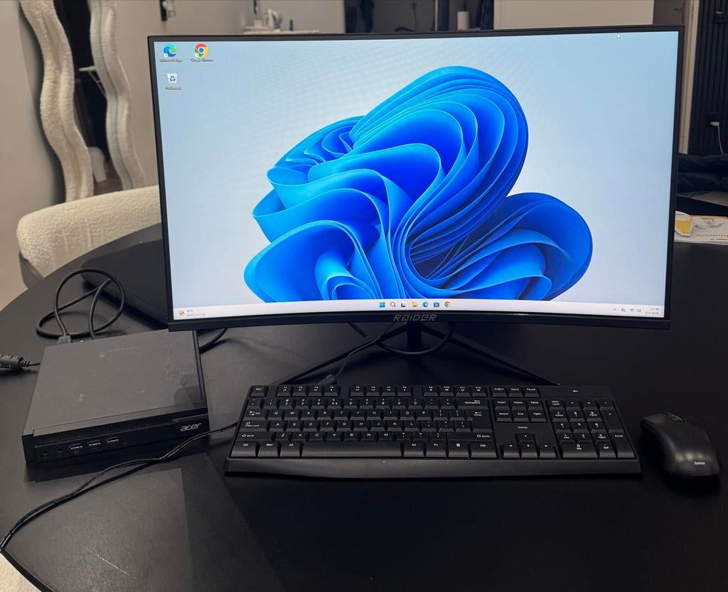 Game setup, Computers en Software, Desktop Pc's, Ophalen of Verzenden, Gebruikt, Met monitor