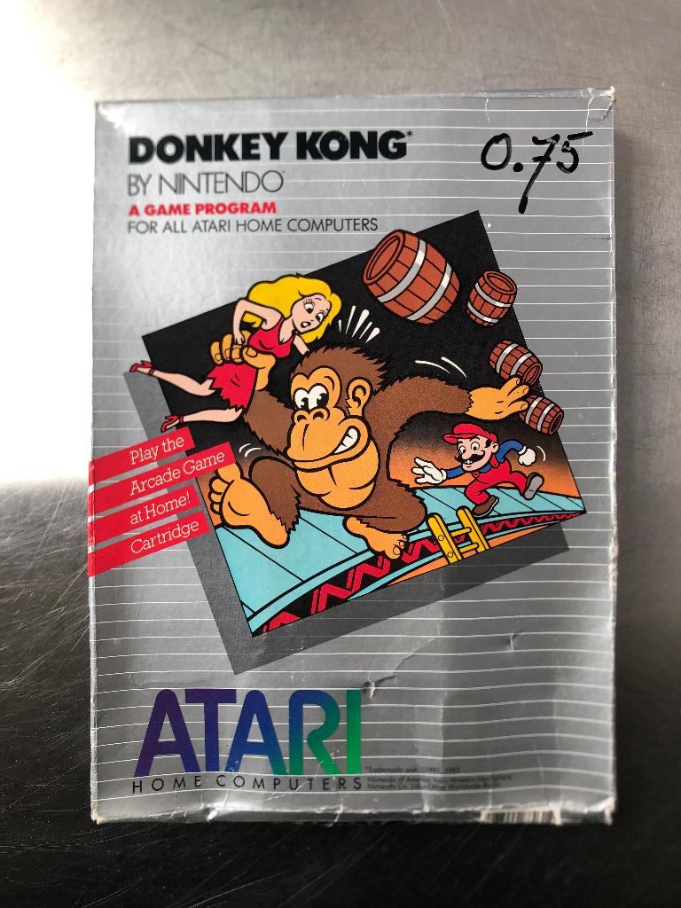 Donkey Kong by Nintendo for Atari Home Computers, Spelcomputers en Games, Gebruikt, 1 speler, Ophalen of Verzenden, Vanaf 3 jaar