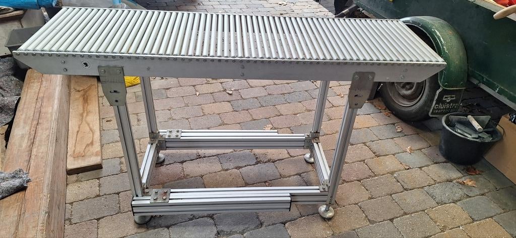 Luxe aluminium rollenbaan, Ophalen, 600 tot 1200 watt, Afkortzaag, 70 mm of meer