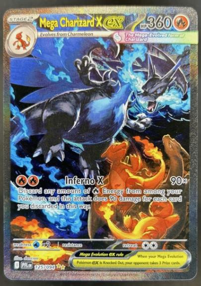 Mega Charizard ex PFL 125/094, Ophalen of Verzenden, Nieuw, Losse kaart