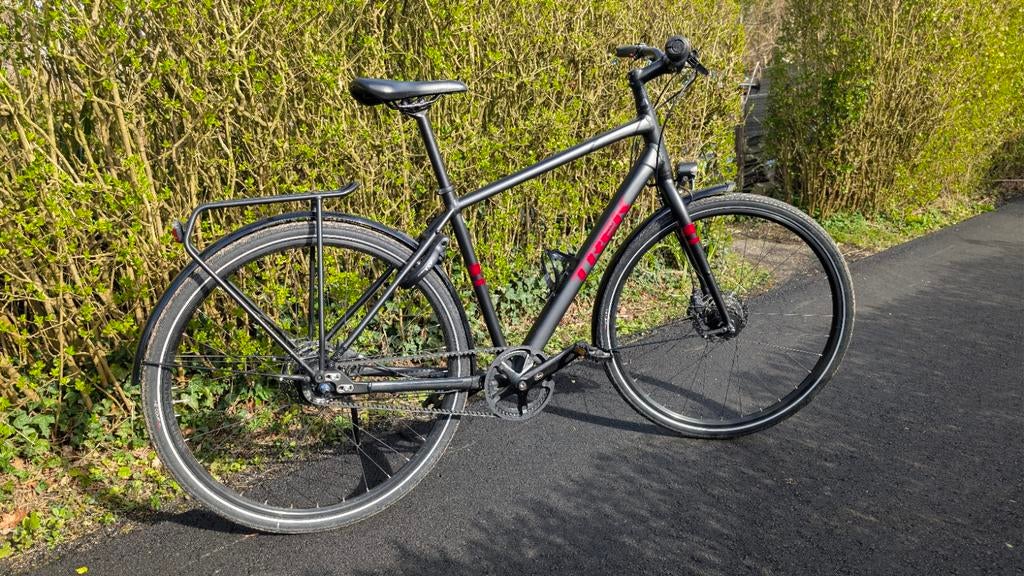 Trek District 3 (Maat L) - Onderhoudsarme Carbon Belt Drive, Zo goed als nieuw, Ophalen, Overige merken, Minder dan 10 versnellingen