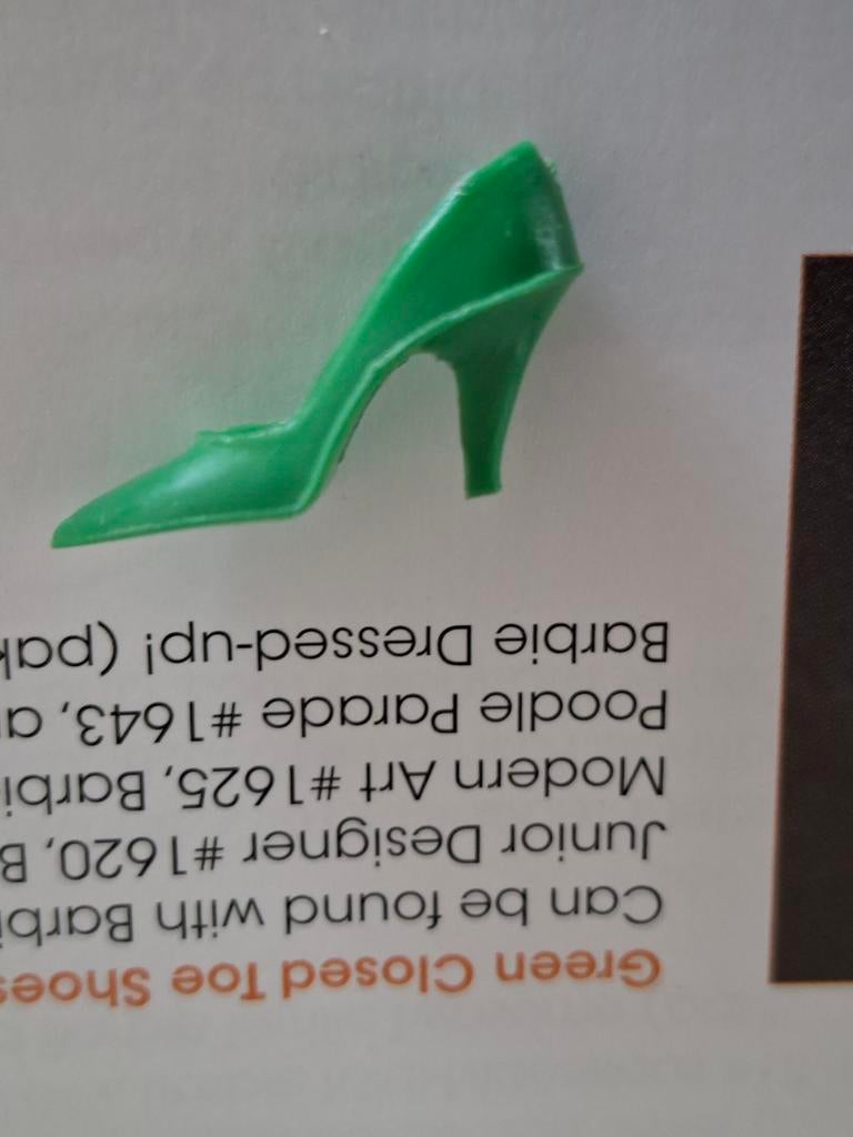 Barbie vintage Groene Pump! 60s Mattel, Ophalen of Verzenden, Barbie