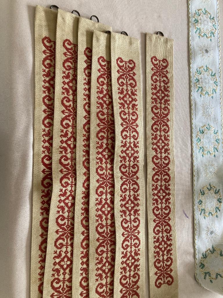 borduren gordijnbinder lint kruissteek., Verzenden, Nieuw, Patroon