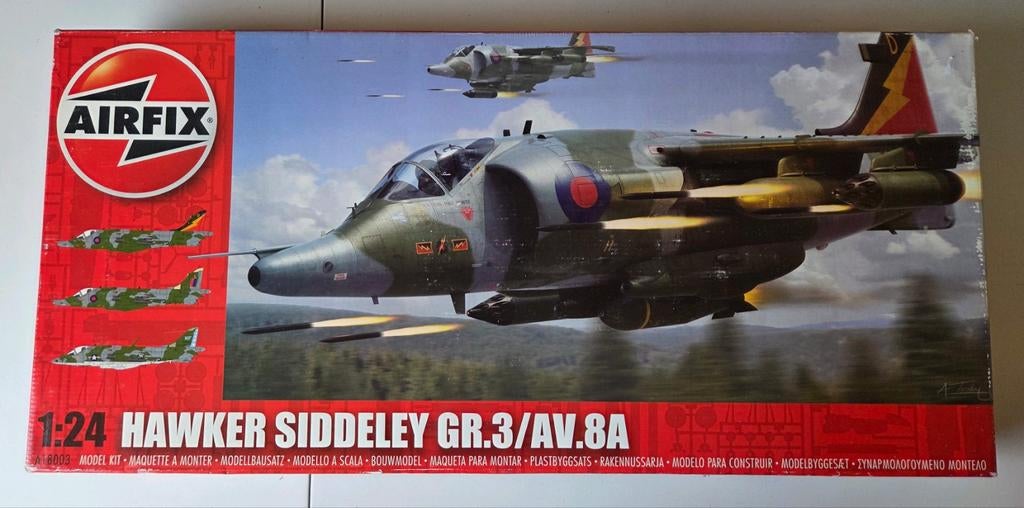 Airfix  Hawker Siddeley GR.3/AV.8A 1:24, Hobby en Vrije tijd, Modelbouw | Vliegtuigen en Helikopters, Overige merken, 1:72 tot 1:144