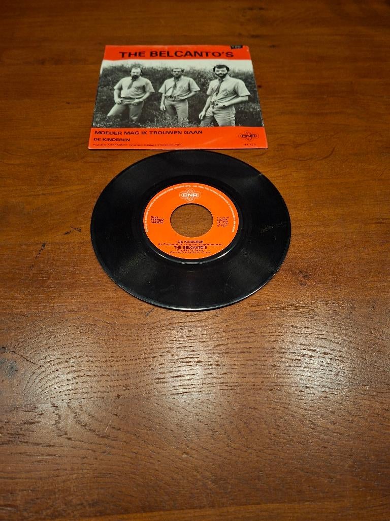 The Belcanto's, moeder mag ik trouwen gaan, 7 inch, Single, Ophalen of Verzenden, Zo goed als nieuw