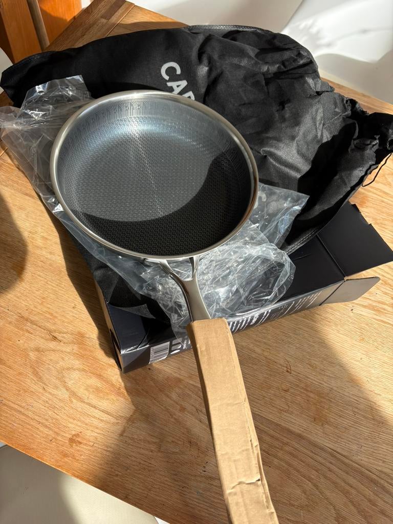 Hapjespan 26cm Carl Mertens royal series, Ophalen of Verzenden, Nieuw, Rvs, Koekenpan of Braadpan