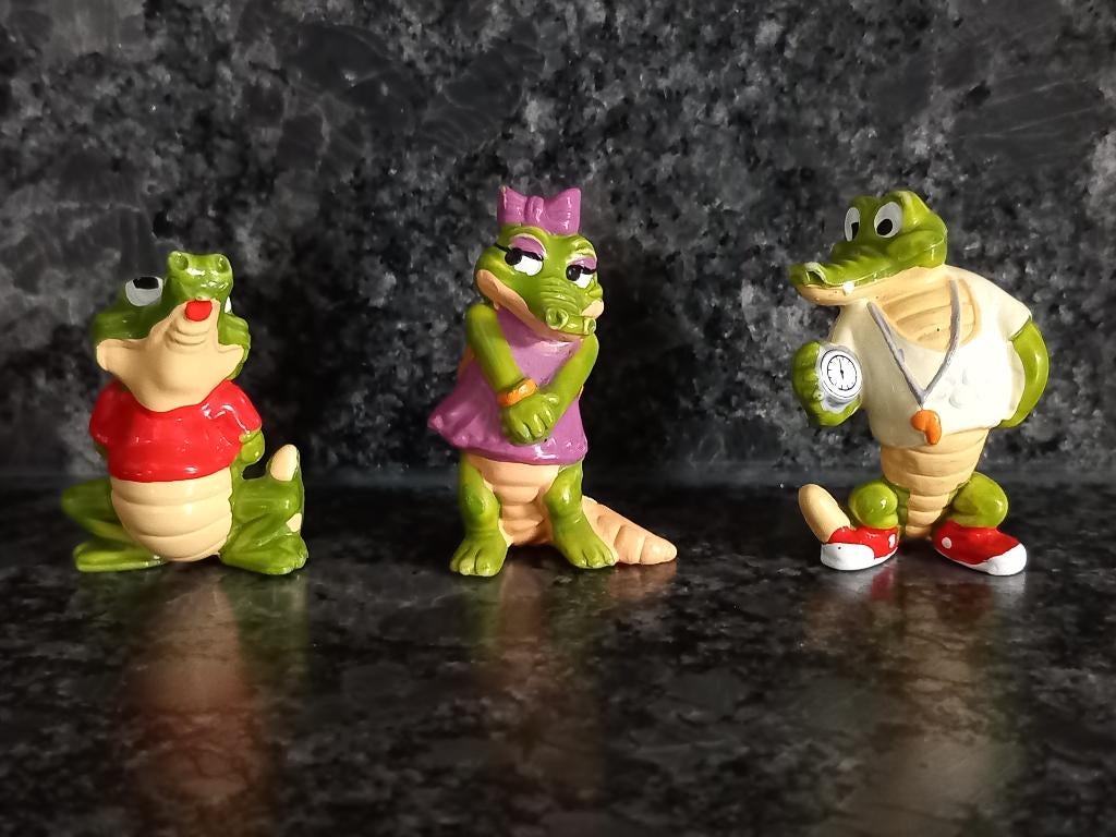 Kindersurprise Ferrero Die Crazy Crocos 3 stuk krokodil 1992, Ophalen of Verzenden, Nieuw, Overige typen