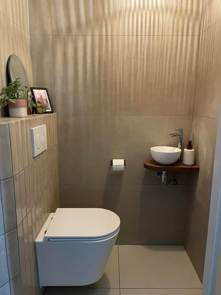 Wandtegel badkamer/toilet beige 120x60 cm, Doe-het-zelf en Verbouw, Tegels, Ophalen, 60 cm of meer, Nieuw, Minder dan 5 m²