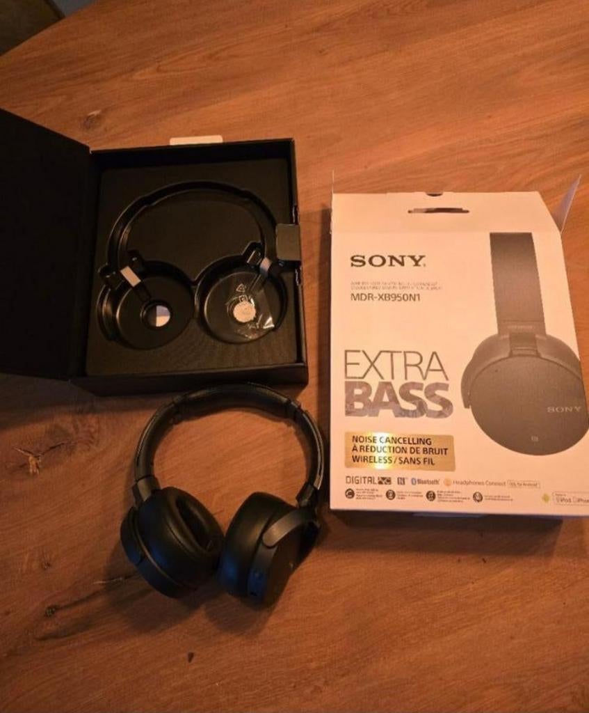 Sony MDR XB950N1 headset/koptelefoon extra bass, Ophalen of Verzenden, Sony