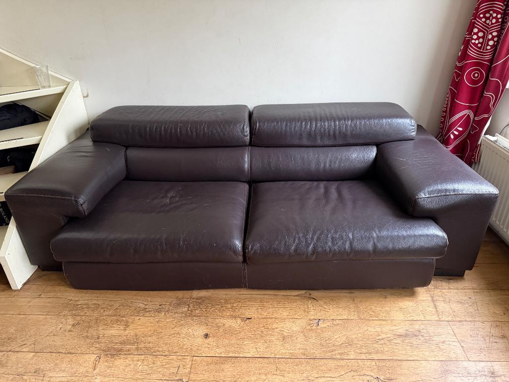 Bank Roche Bobois, Ophalen, Gebruikt, 100 tot 125 cm, Driepersoons