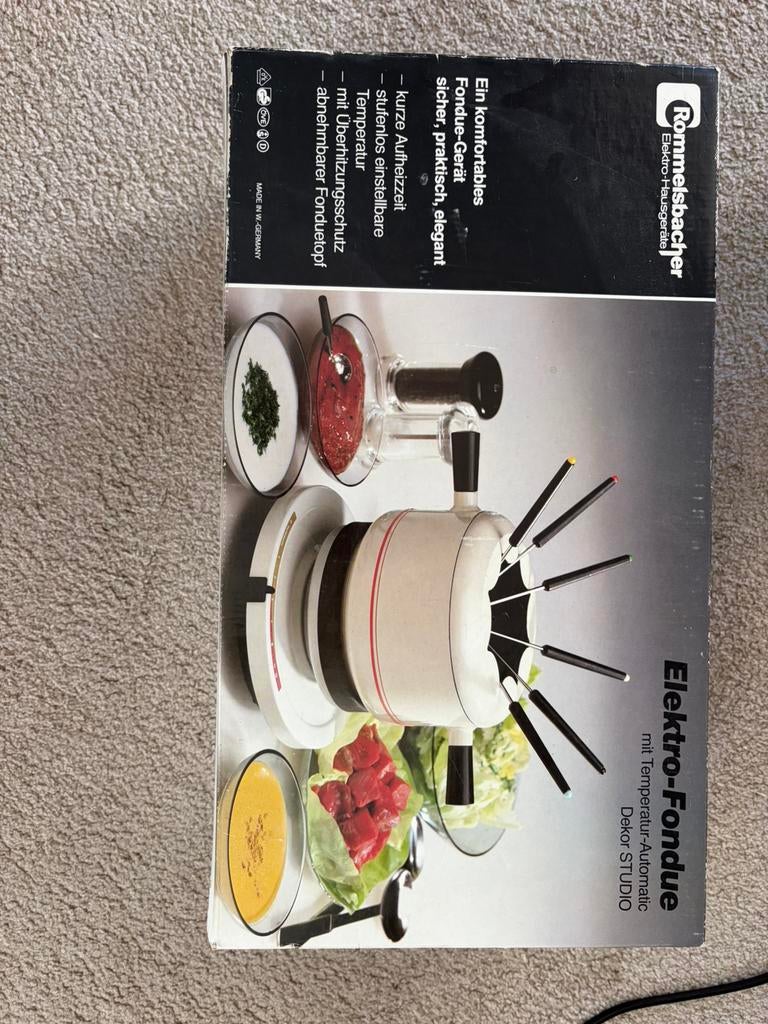 Fondueset, Ophalen of Verzenden, Zo goed als nieuw, Rvs of Chroom