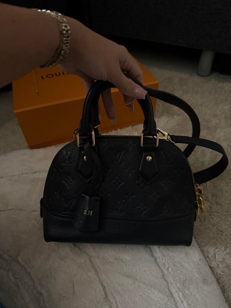 Louis Vuitton BB LEATHER, Ophalen of Verzenden, Nieuw, Zwart, Handtas