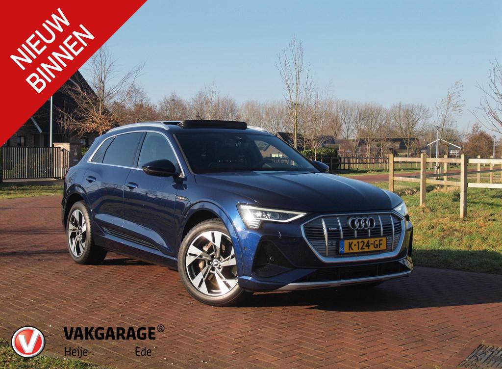 Audi e-tron 55 quattro S edition 95 kWh | SOH 95% | S-Line |, Automaat, 131 €/maand, Zwart, 95 kWh