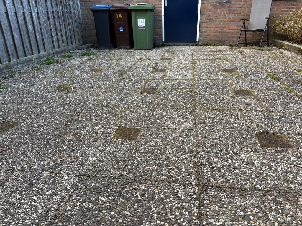 GRATIS grindtegels 35m2, Tuin en Terras, Ophalen, Gebruikt, 10 m² of meer, Grind