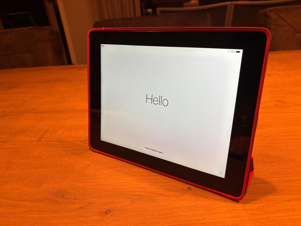 Ipad 4e generatie (model A1458)WIFI 16GB, incl smart cover, Computers en Software, Apple iPads, 10 inch, Gebruikt, Apple iPad