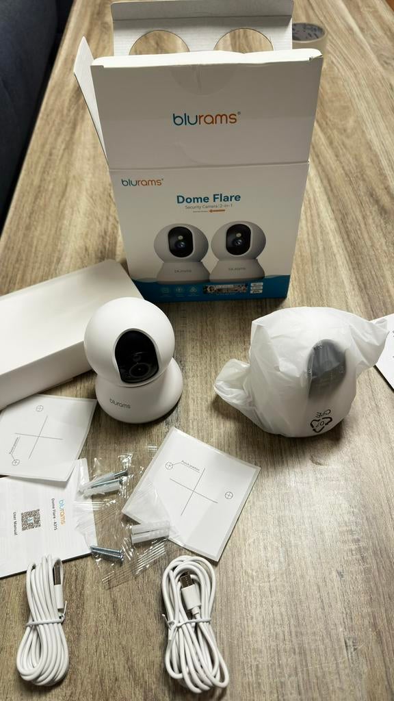 2 beveiligingscamera’s (nieuw, ongebruikt) – 2K kwaliteit, Ophalen of Verzenden, Refurbished