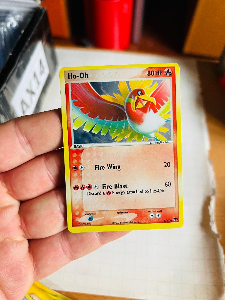 Ho-Oh 1/17 Holo POP 5 Series Pokemon, Verzenden, Zo goed als nieuw, Losse kaart, Foil