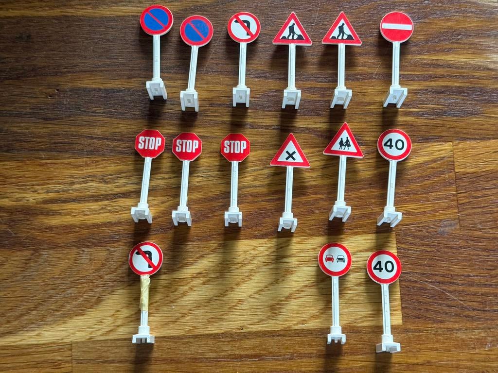 Lego City Vintage Verkeersborden Set, Ophalen of Verzenden, Gebruikt, Jongen of Meisje