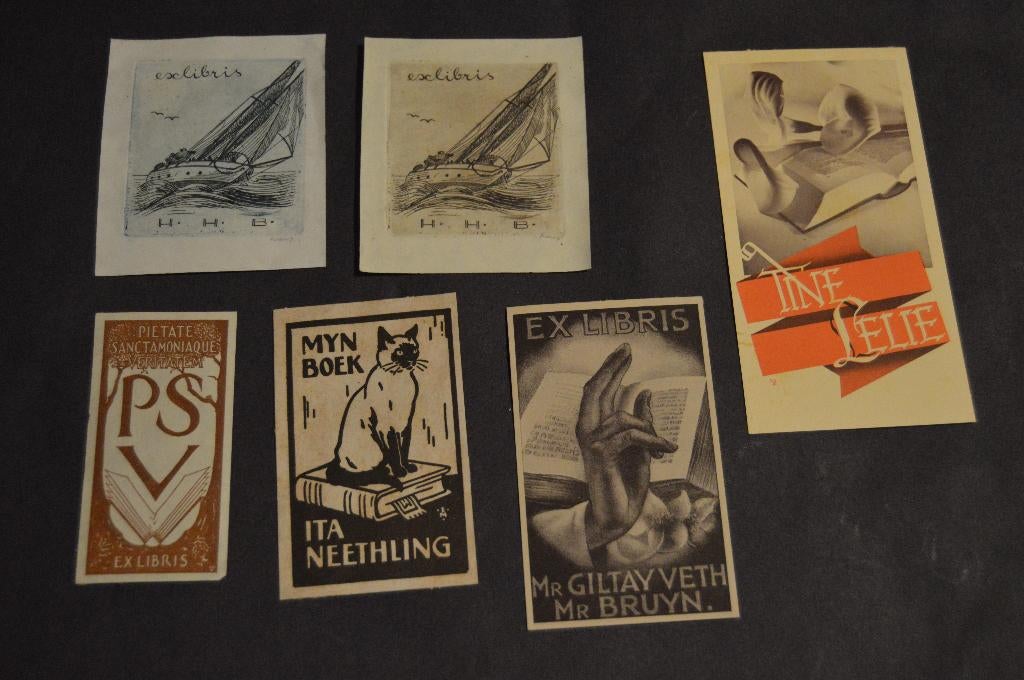 Exlibris. oa Piet Maree., Antiek en Kunst, Ophalen