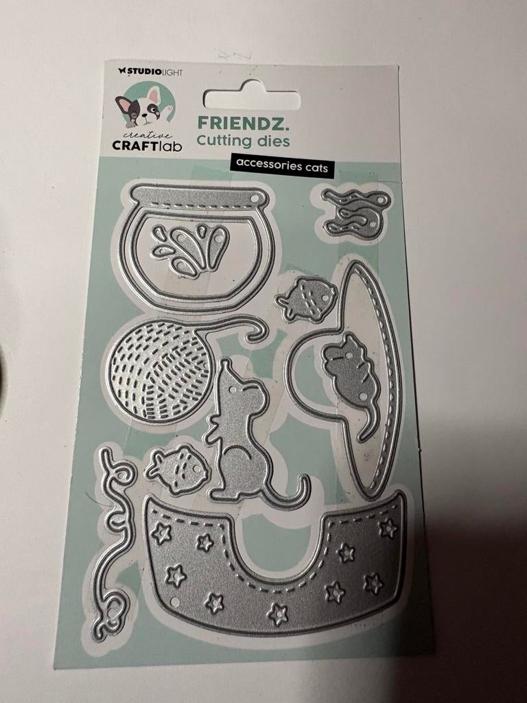 Craftlab snijmal accessoires cats, Hobby en Vrije tijd, Ophalen of Verzenden, Zo goed als nieuw, Overige thema's, Pons of Mal