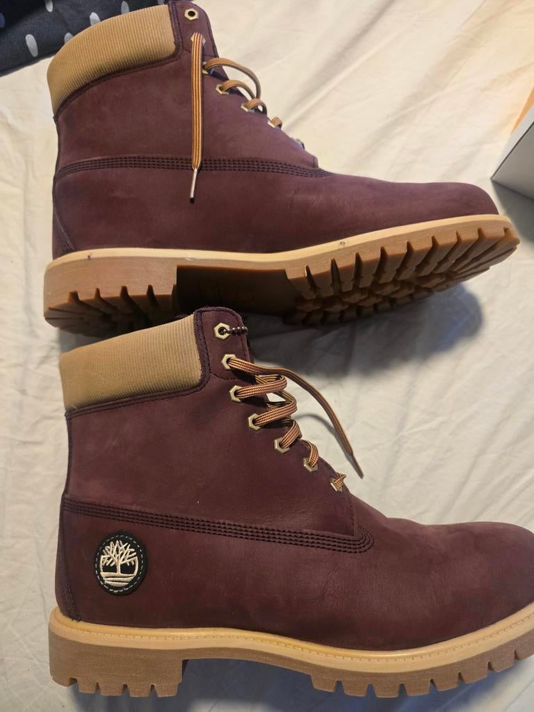 Nieuwe Timberland 6 inch premium Burgundy maat 47.5, Kleding | Heren, Schoenen, Overige kleuren, Timberland, Nieuw, Ophalen of Verzenden