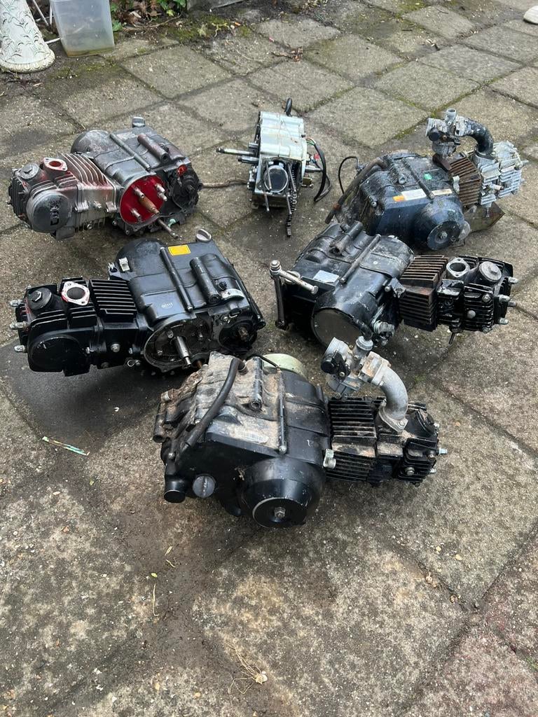 125/110cc moterbloken, Honda, Zo goed als nieuw, 4 versnellingen, 125 cc