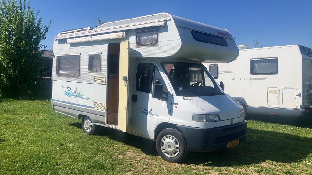Camper, Caravans en Kamperen, Campers, Alkoof, Fiat, 7 tot 12 maanden geleden, Airbags