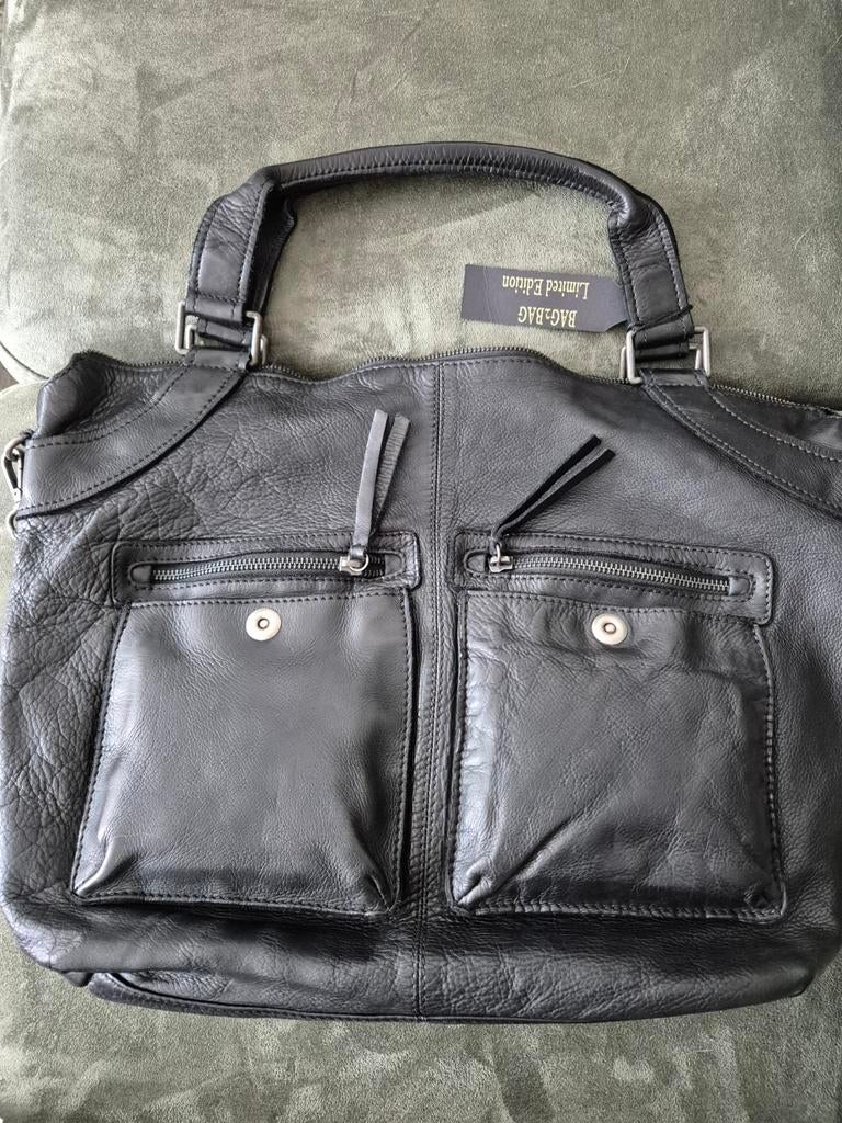 Bag2Bag tas nieuw, Sieraden, Tassen en Uiterlijk, Tassen | Damestassen, Nieuw, Overige typen, Zwart, Ophalen of Verzenden