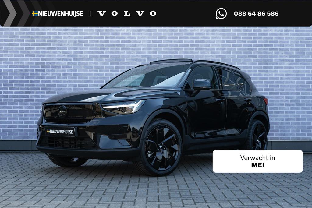 Volvo EX40 Single Motor Extended Range Ultra 82 kWh | Black, Auto's, Volvo, Bedrijf, Te koop, EX40, 360° camera, ABS, Achteruitrijcamera