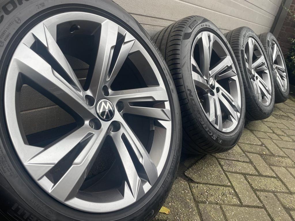 19" VW Valencia Tiguan Tayron Allspace Kodiaq Tarraco velgen, Auto-onderdelen, Banden en Velgen, 19 inch, Gebruikt, 255 mm, -