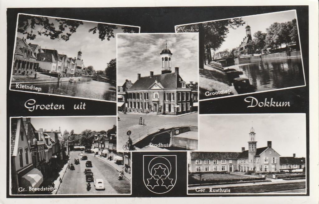 Dokkum, Ophalen of Verzenden, 1940 tot 1960, Ongelopen, Friesland